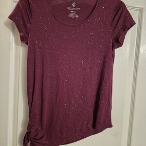 Juicy Couture Women's Sparkling Purple Top